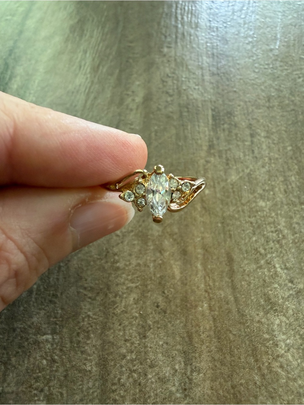 Marquise Gold Ring